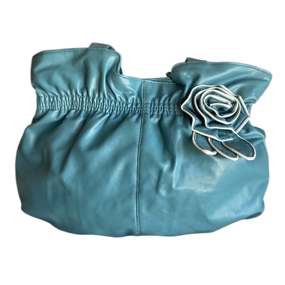 City Street over the shoulder purse in a medium blue
